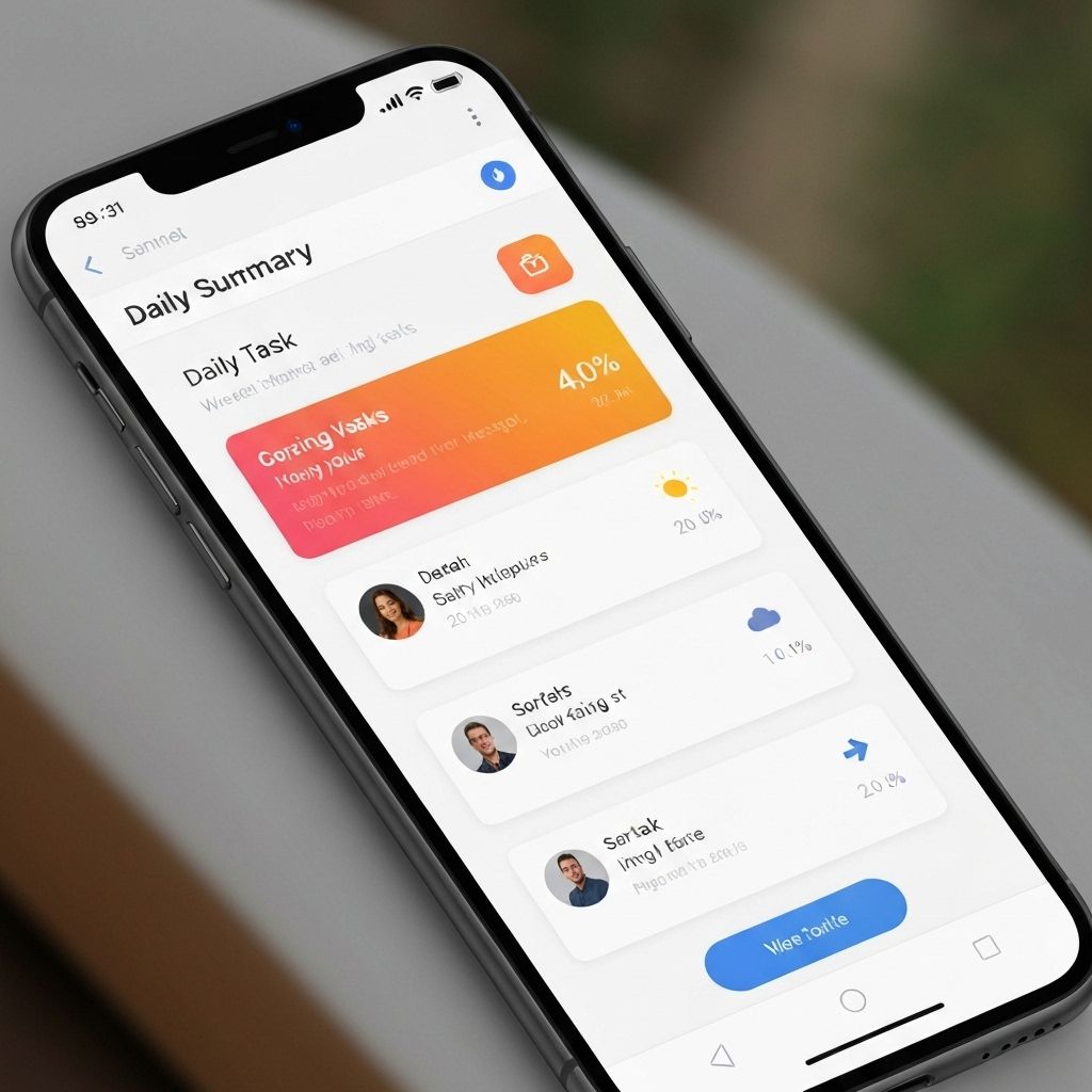 Daily Summary Message – Placeholder Screenshot